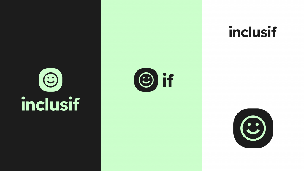 Versiones de logotipo para inclusif